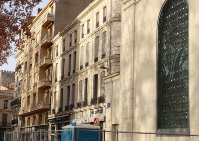 Vitrail dans la ville - Vitrail du Conservatoire de Musique, Danse et Théâtre d'Avignon