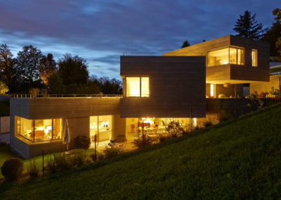 Maison design avec très grands coulissants panoramiques Weeeze